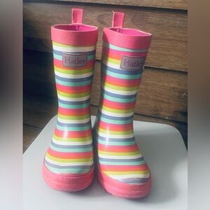 Hatley rainbow rain boots